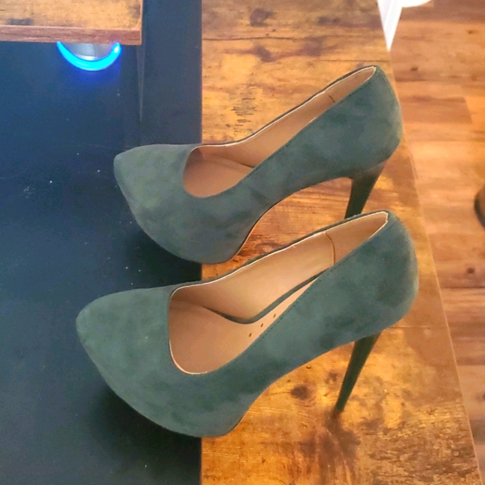 Green heels